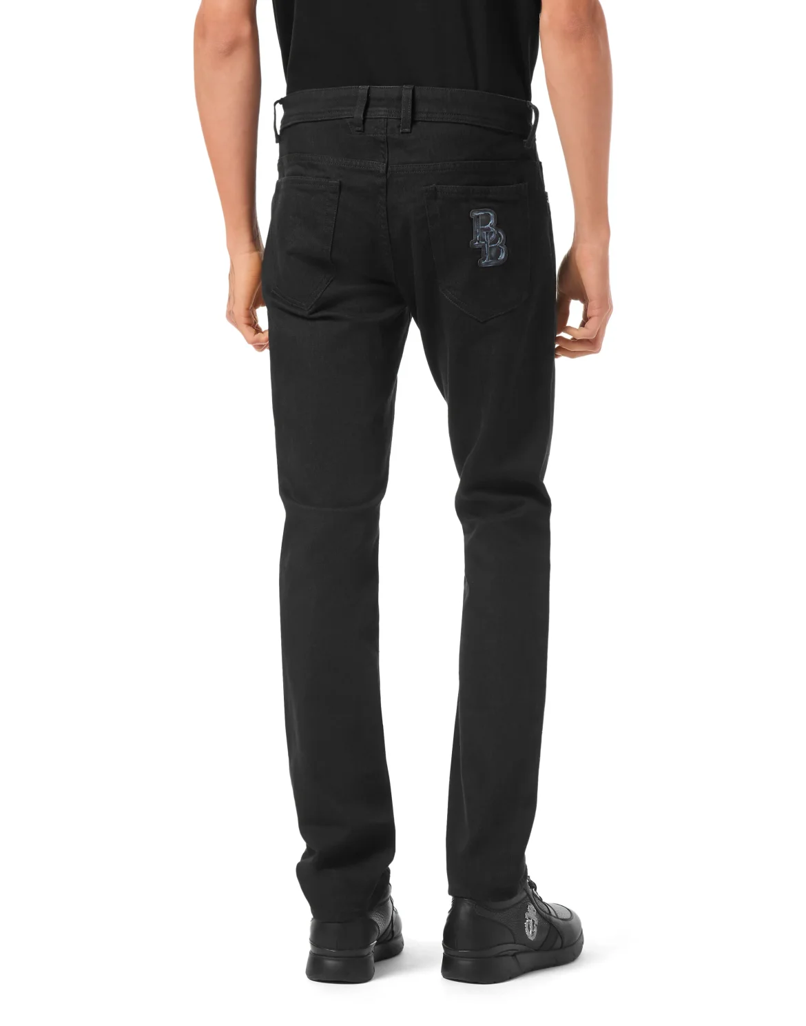5 Pockets Super Straight Cut Jeans, цвет: Черный