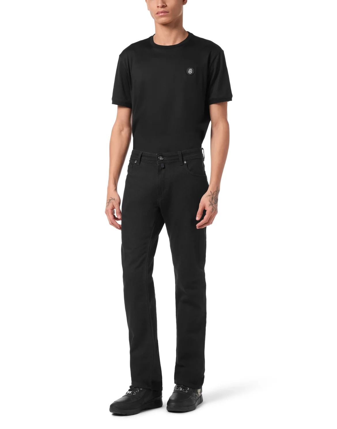 5 Pockets Daddy Straight Cut Jeans, цвет: Черный