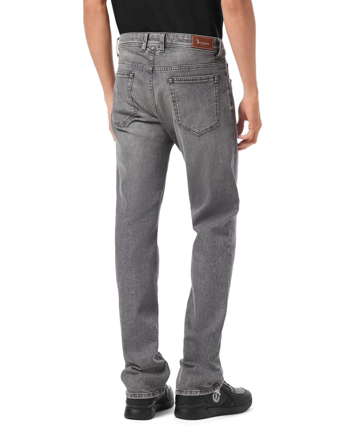 5 Pockets Daddy Straight Cut Jeans, цвет: Серый