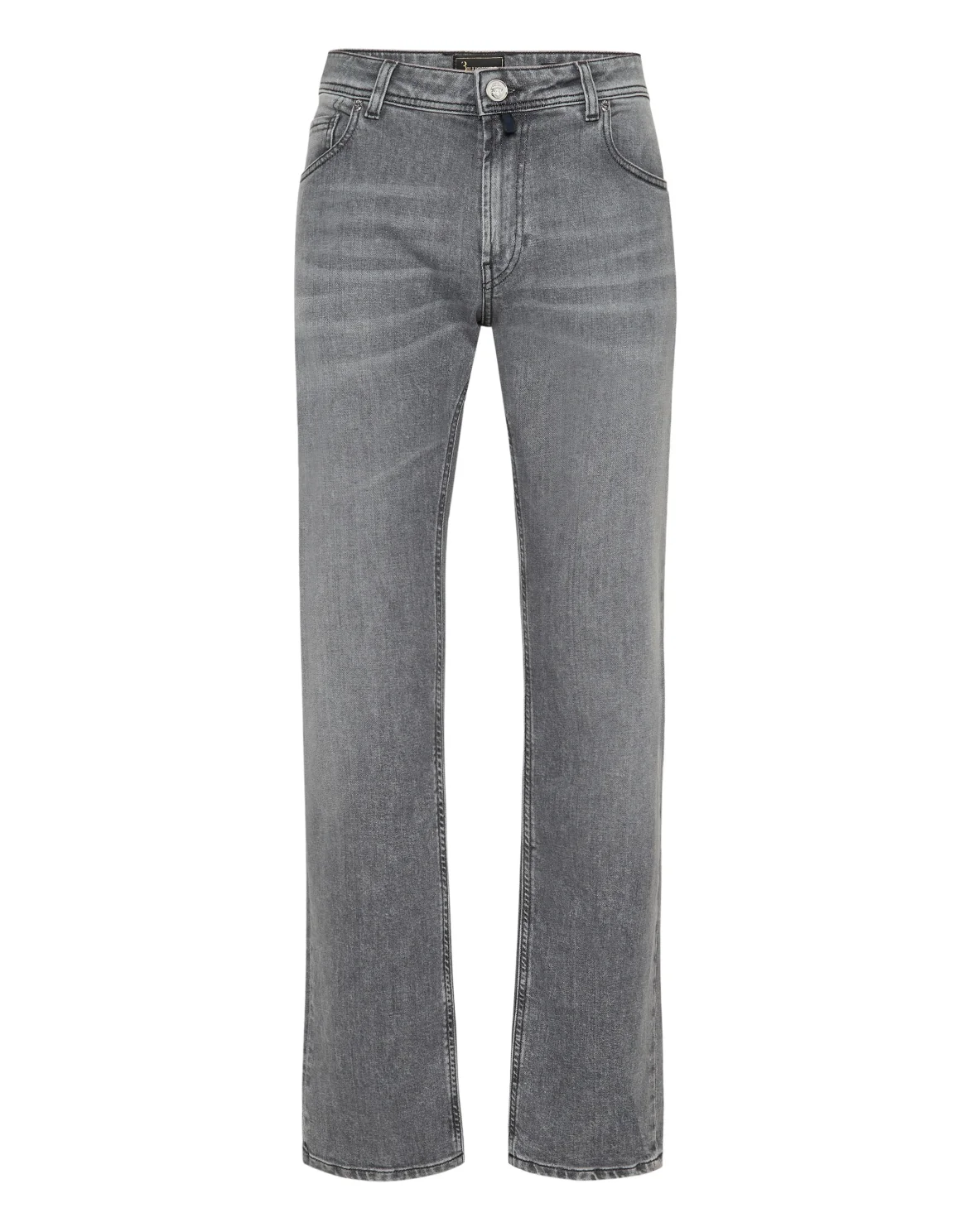 5 Pockets Daddy Straight Cut Jeans, цвет: Серый