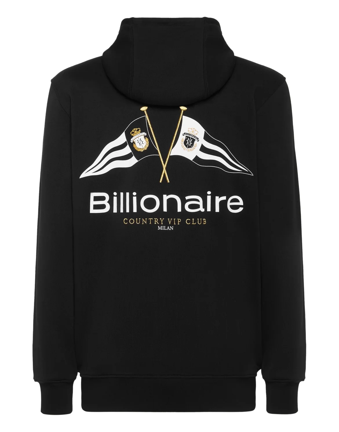 Hoodie Sweatjacket Flags, цвет: Черный
