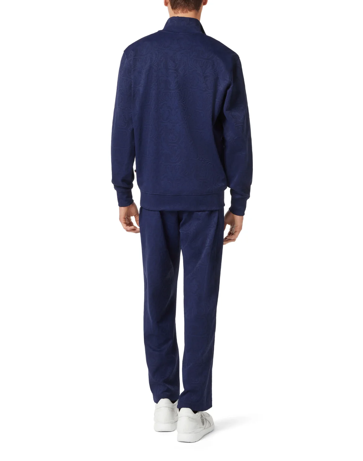 Jacquard Tracksuit Jacket LS, цвет: Синий