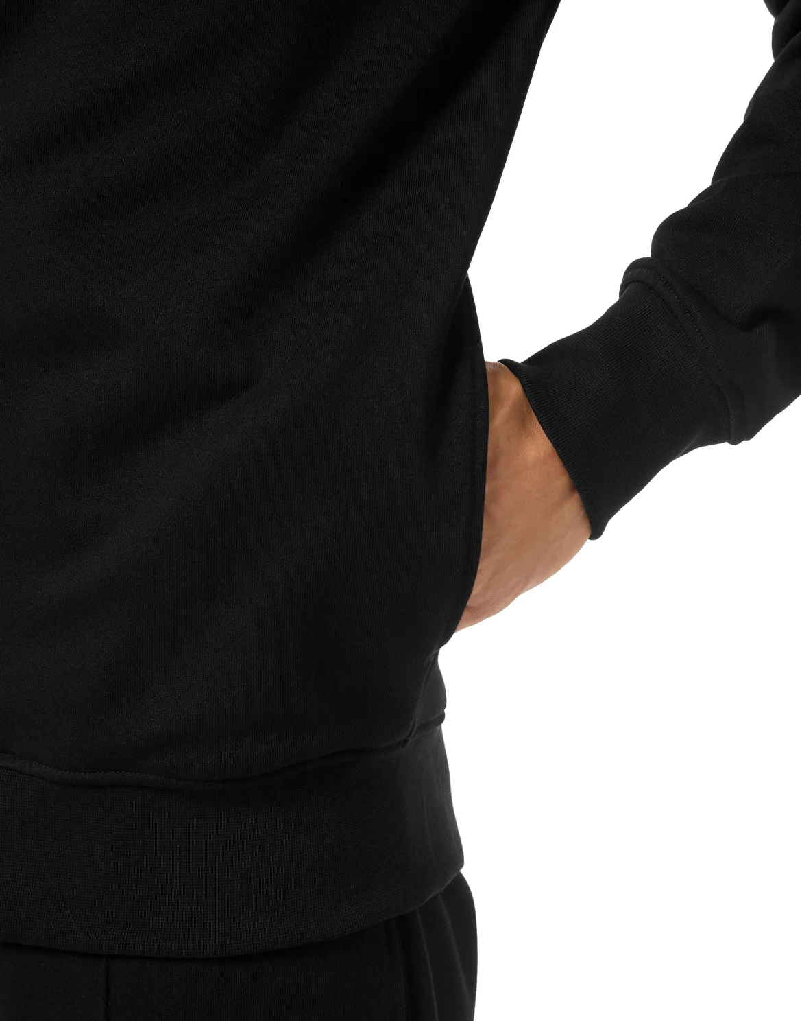 Hoodie Sweatjacket LS, цвет: Черный