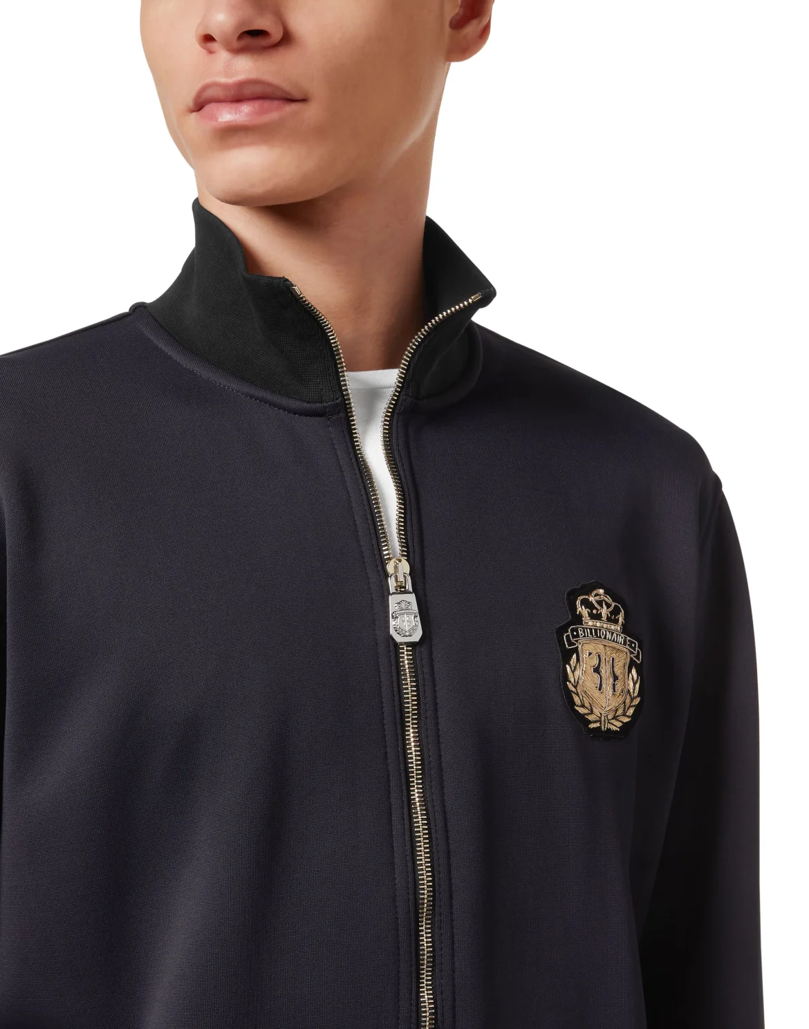 Tracksuit Jacket LS Crest, цвет: Черный