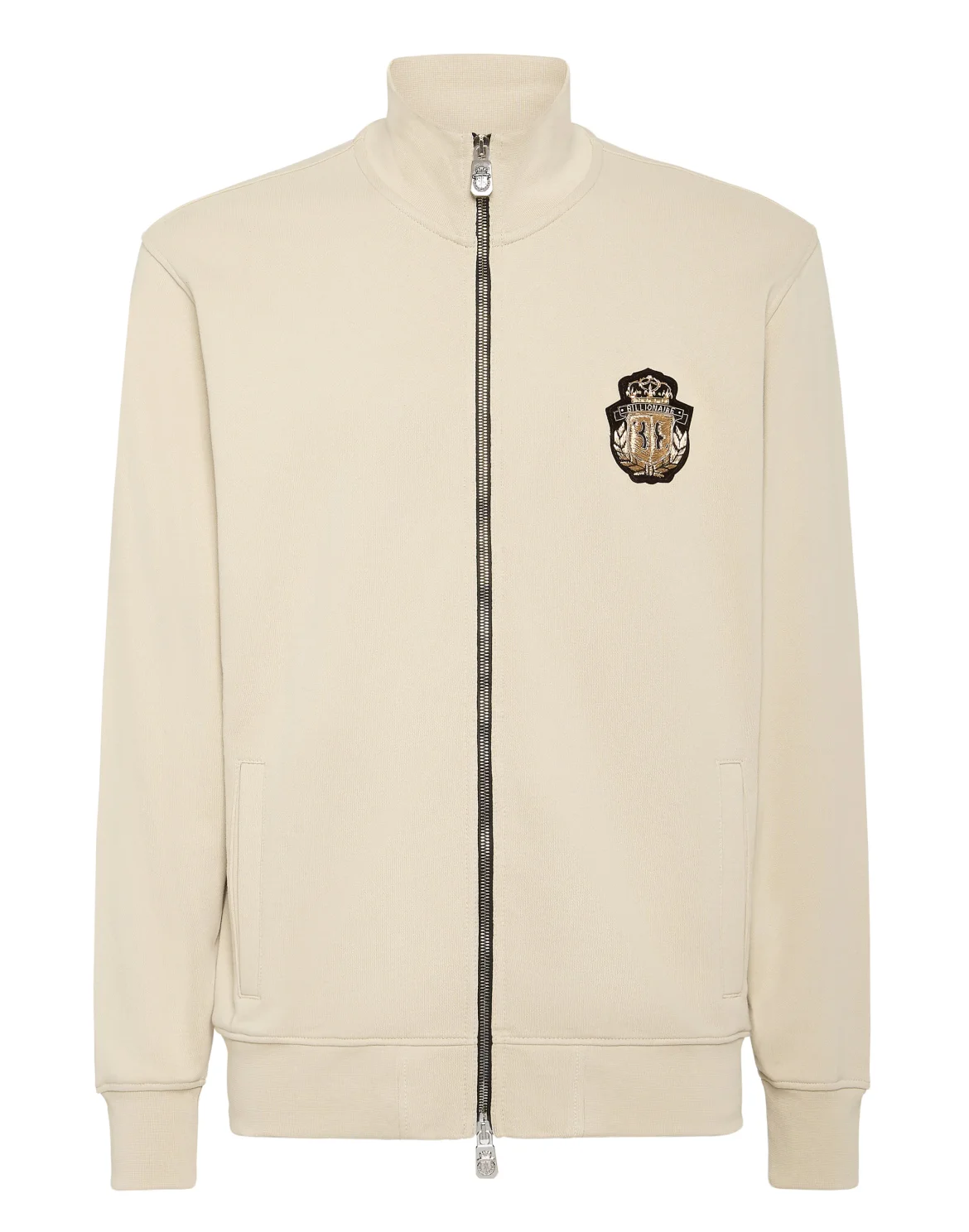 Tracksuit Jacket LS Crest, цвет: Бежевый