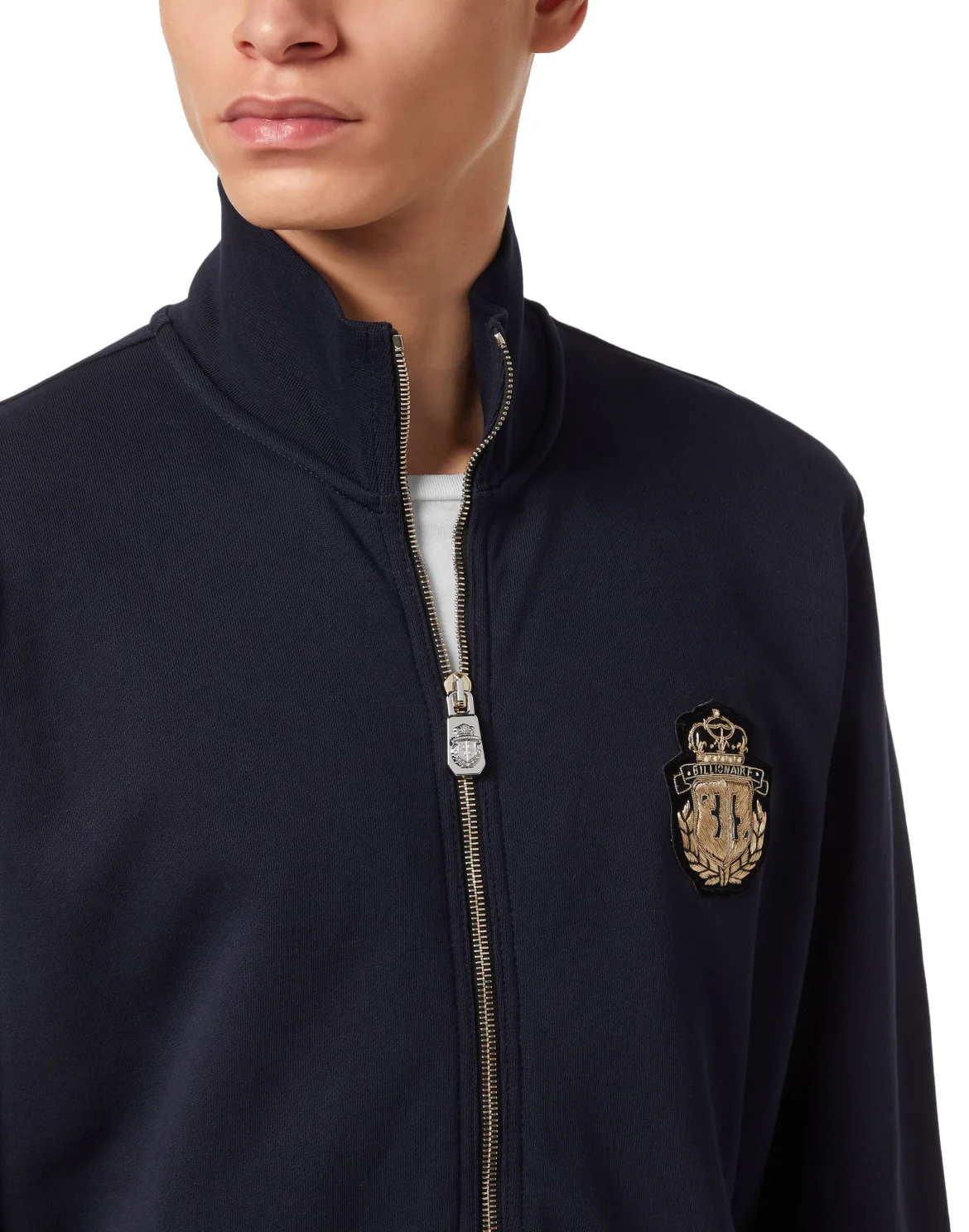 Tracksuit Jacket LS Crest, цвет: Синий