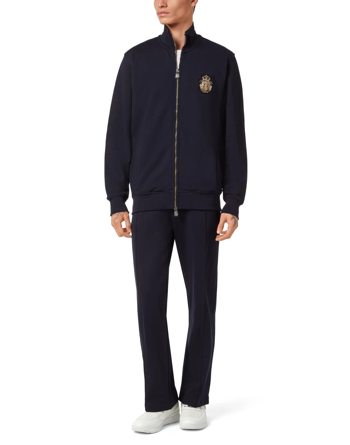 Tracksuit Jacket LS Crest, цвет: Синий