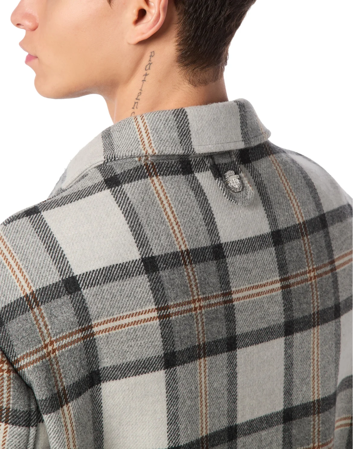 Wool Check Jacket Crest, цвет: Бежевый