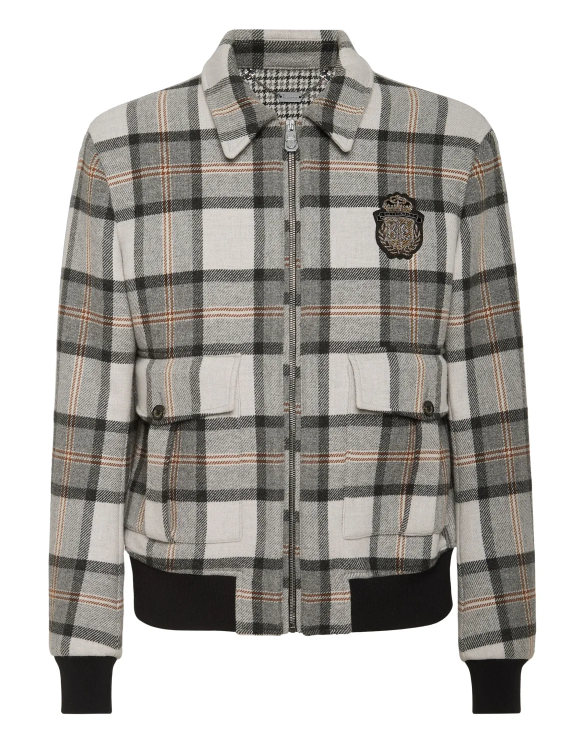 Wool Check Jacket Crest, цвет: Бежевый