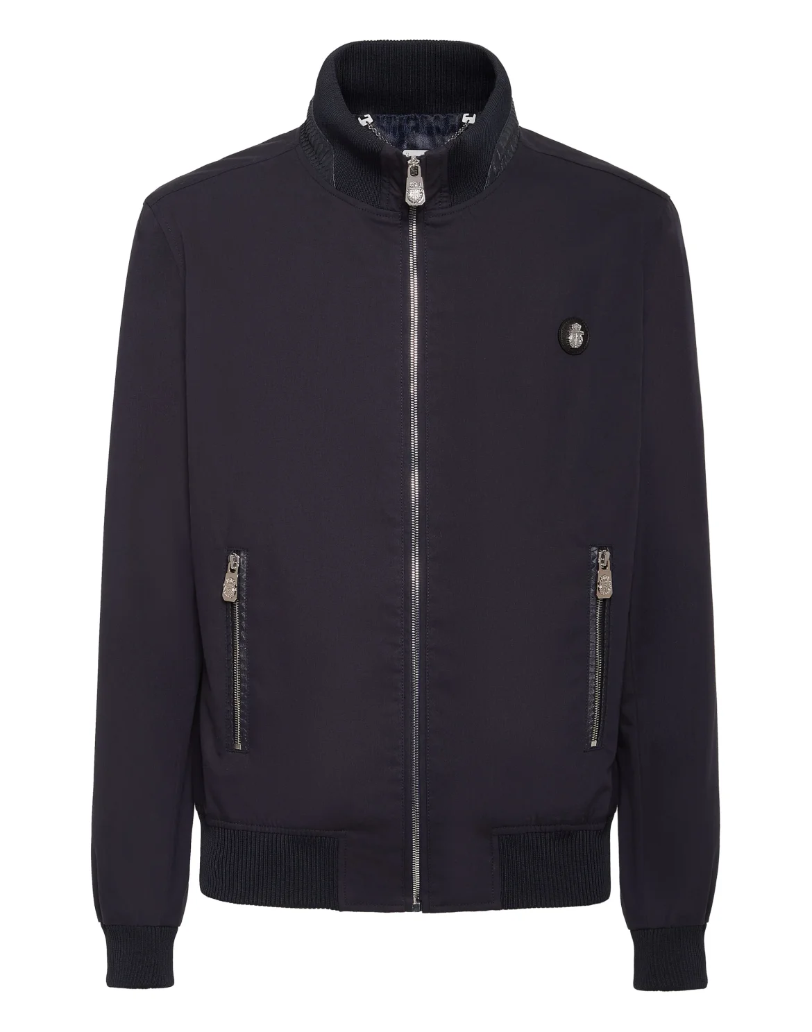 Bomber with Elaphe Details, цвет: Синий