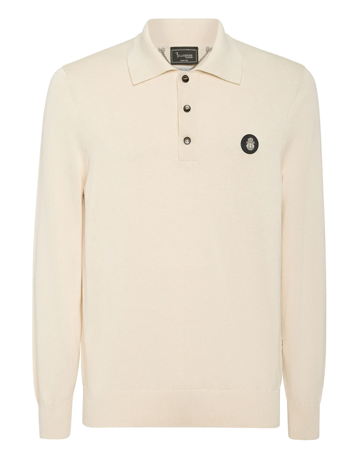Cotton Silk Polo Shirt, цвет: Бежевый
