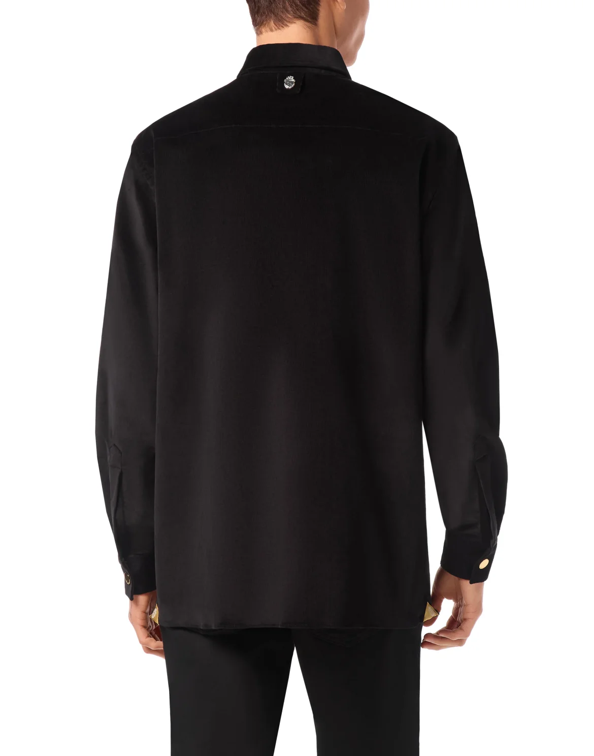 Corduroi Overshirt, цвет: Черный