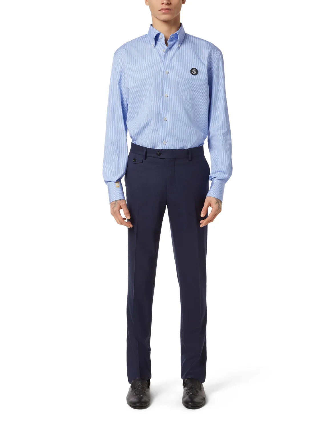Popeline Shirt Regular Fit, цвет: Синий