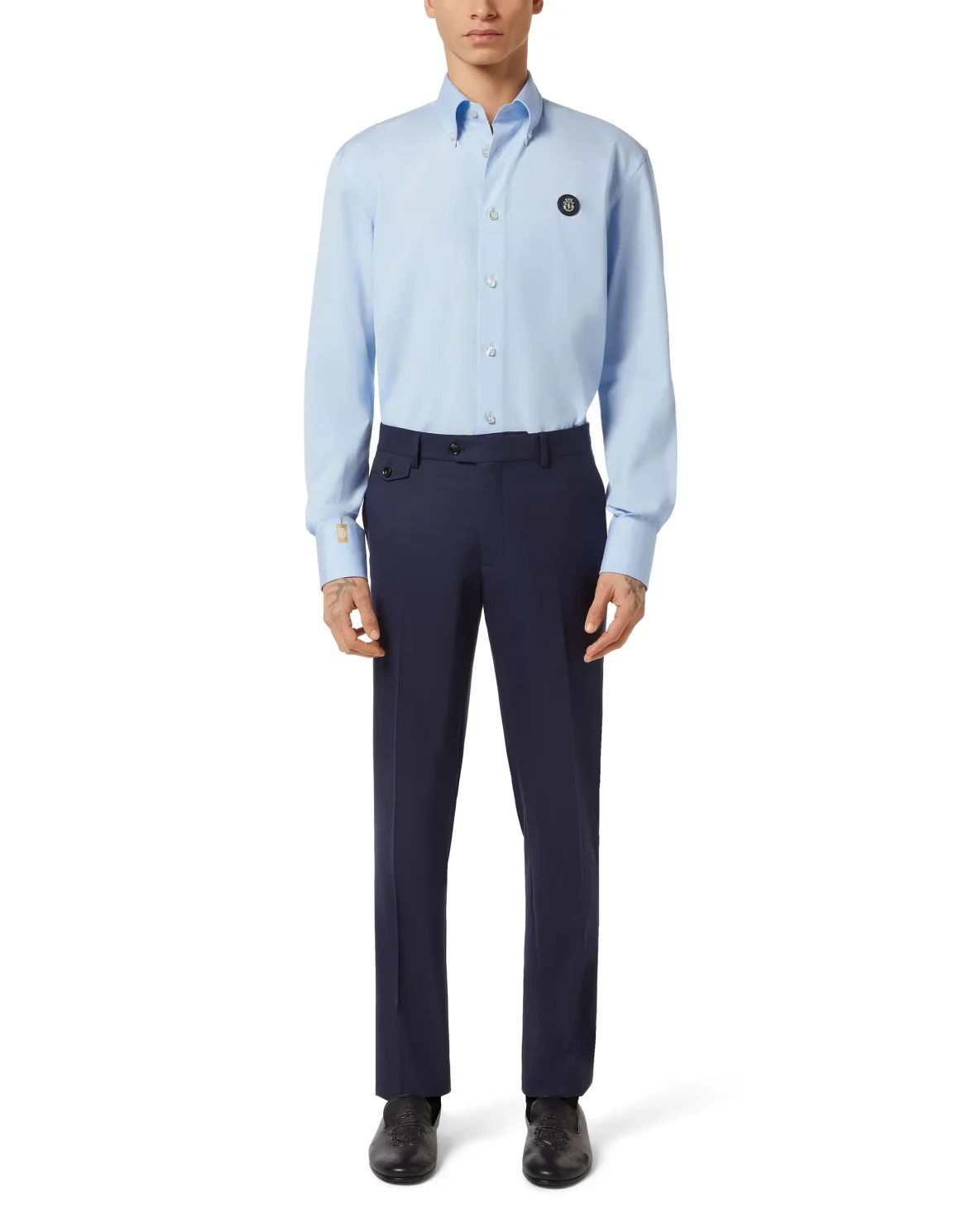 Popeline Shirt Regular Fit, цвет: Синий