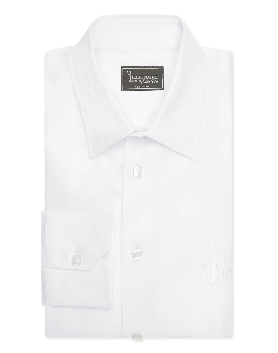 Cotton Twilled Shirt Regular Fit, цвет: Белый