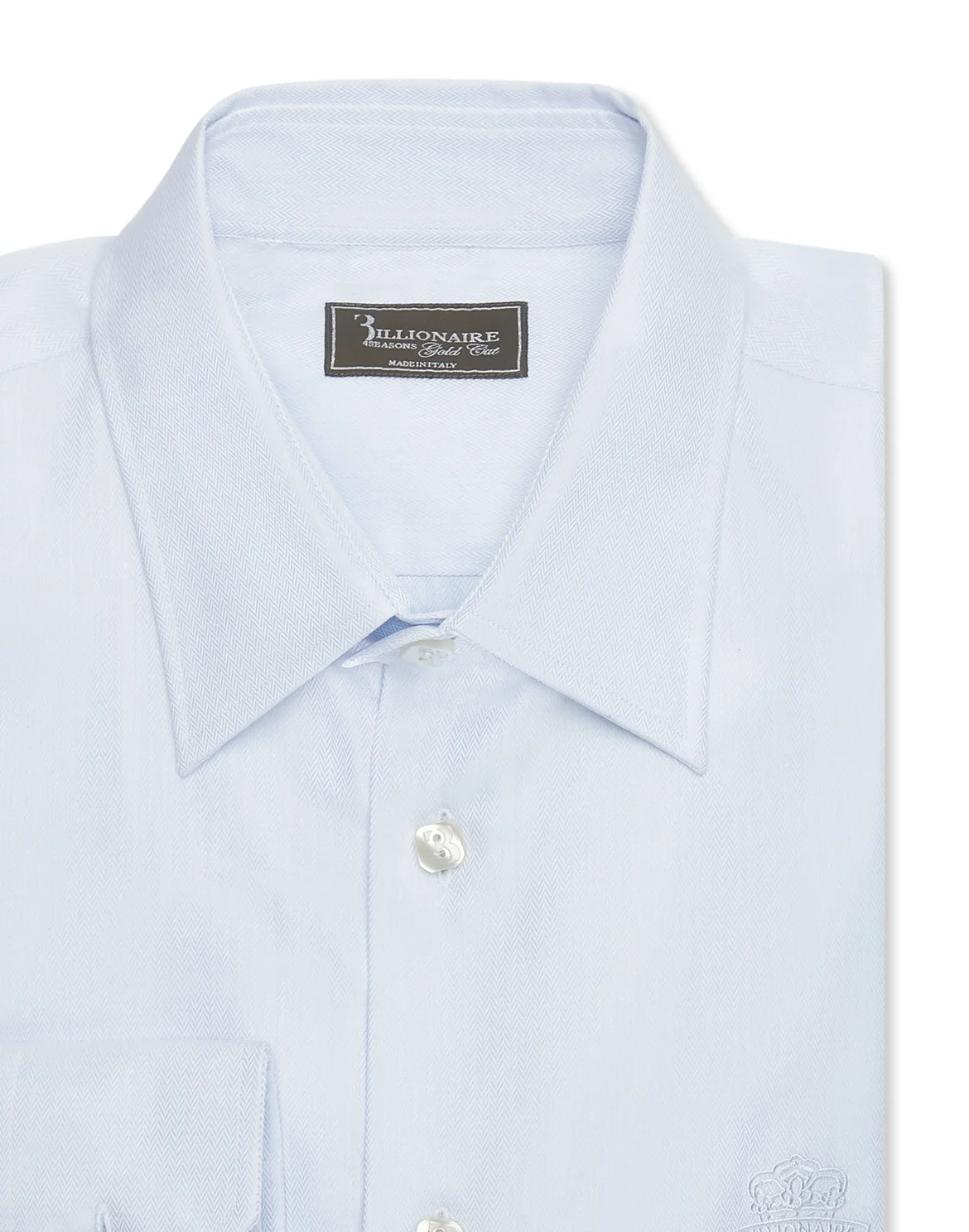 Cotton Twilled Shirt Regular Fit, цвет: Синий