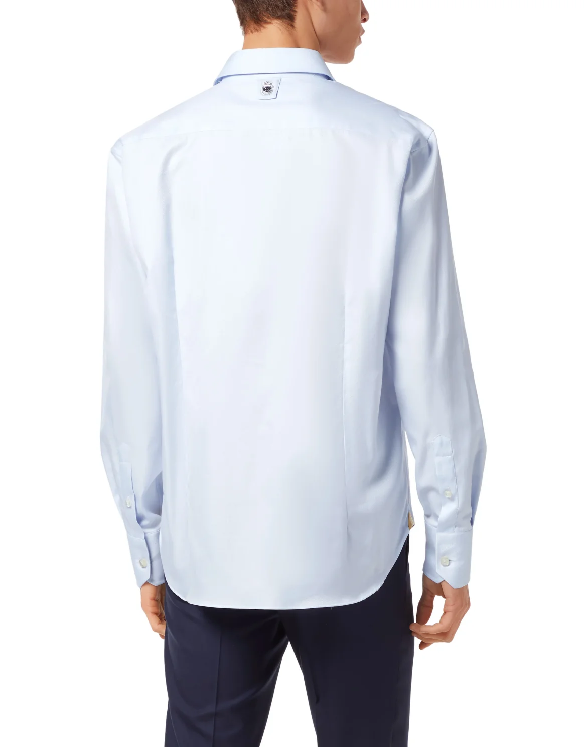Cotton Twilled Shirt Regular Fit, цвет: Синий