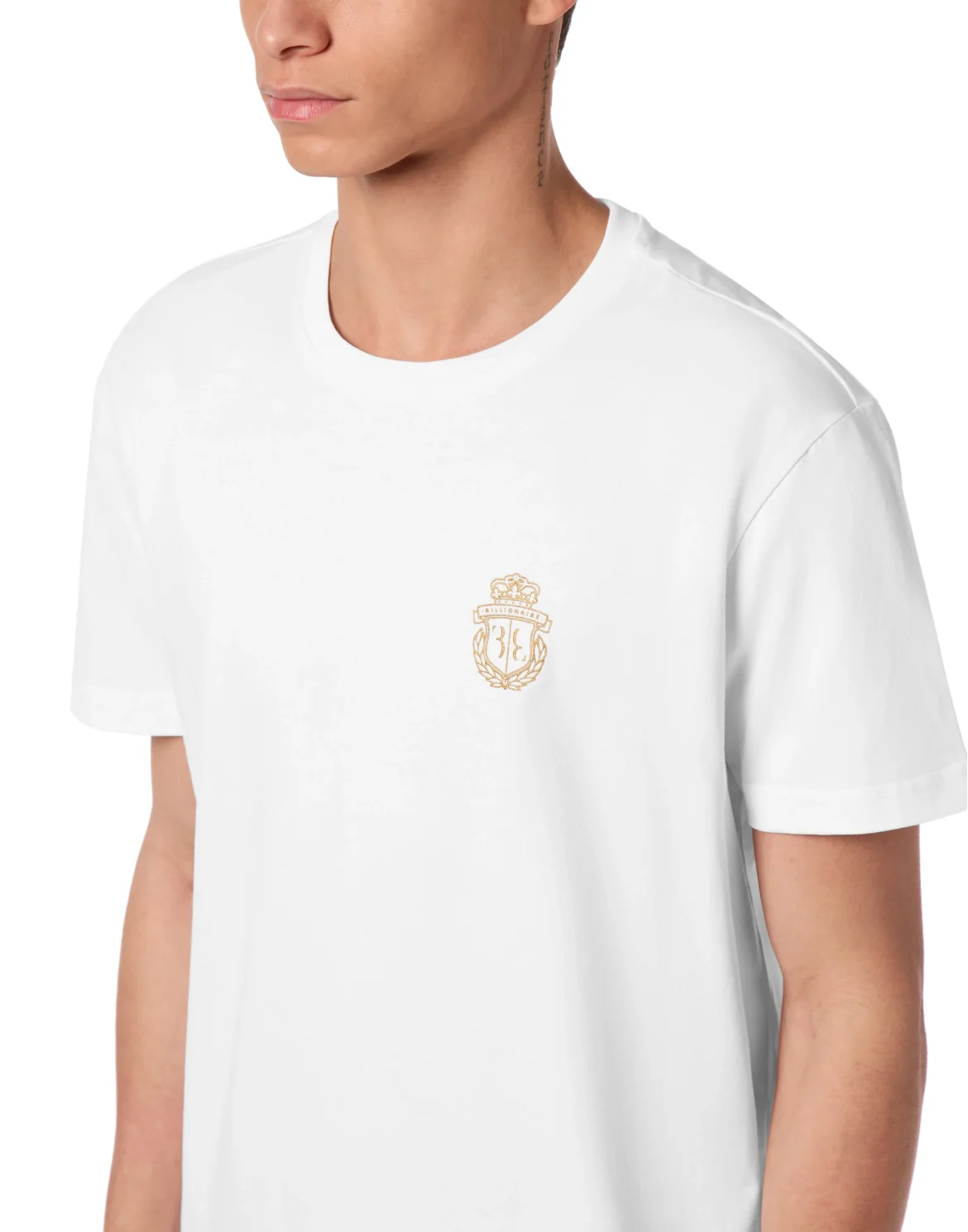 T-shirt Round Neck SS Crest, цвет: Белый