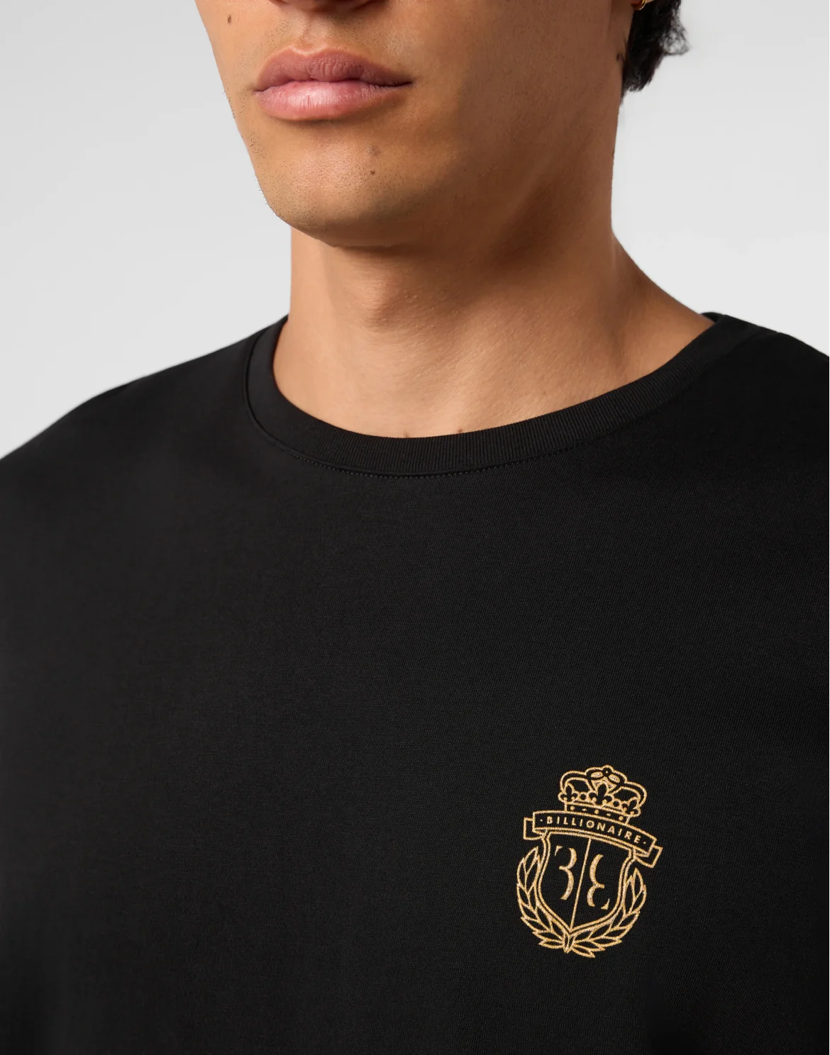 T-shirt Round Neck SS Crest, цвет: Черный