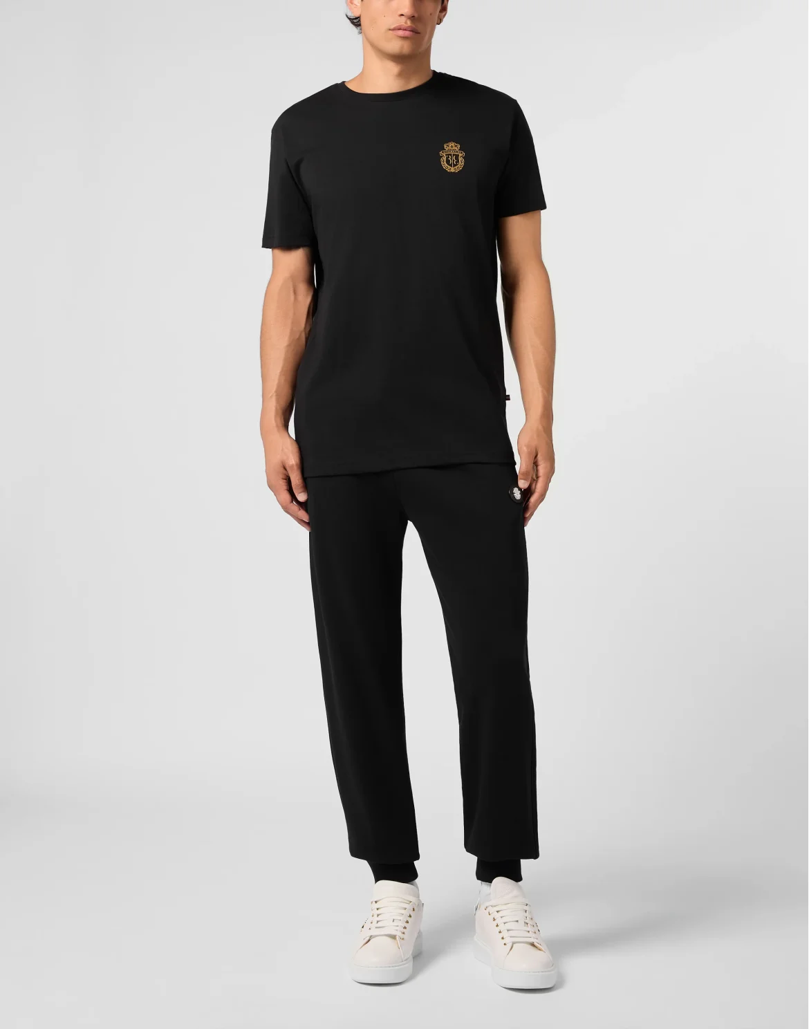 T-shirt Round Neck SS Crest, цвет: Черный