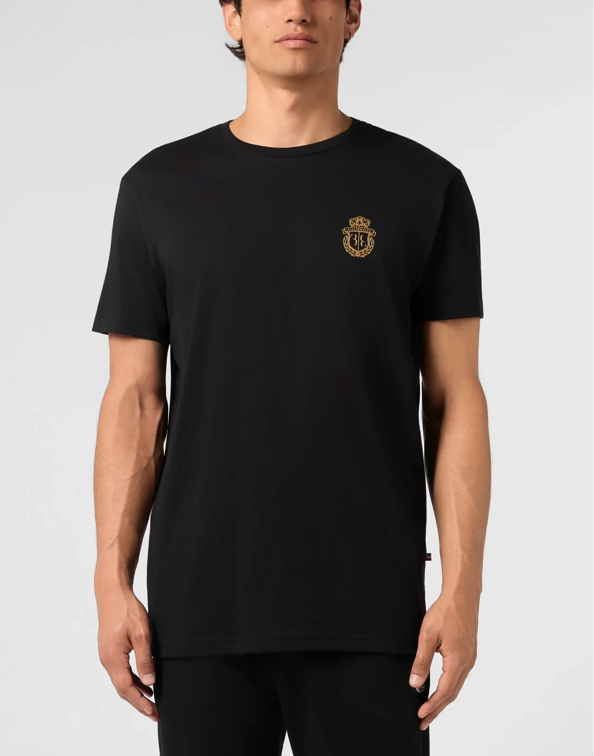 T-shirt Round Neck SS Crest, цвет: Черный