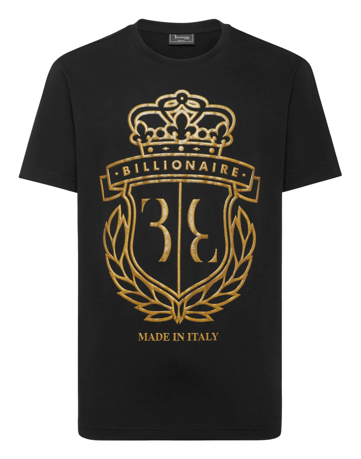 T-shirt Round Neck SS Crest, цвет: Черный