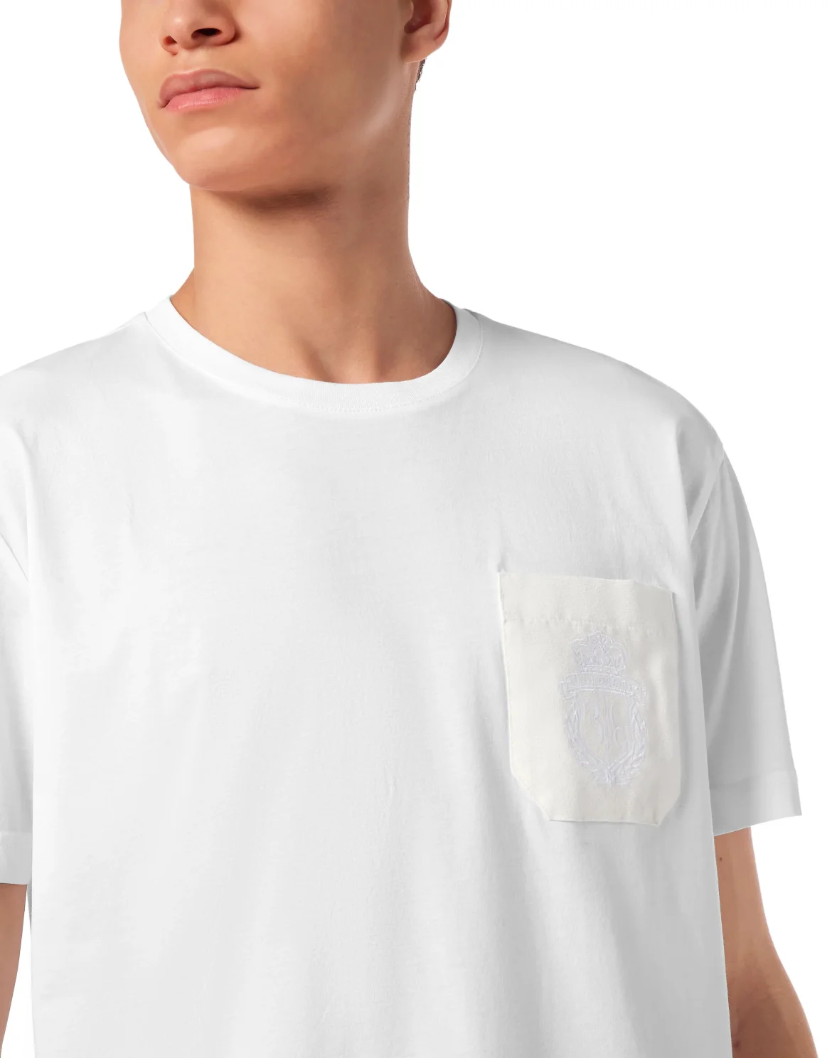 T-shirt Round Neck SS Crest, цвет: Белый