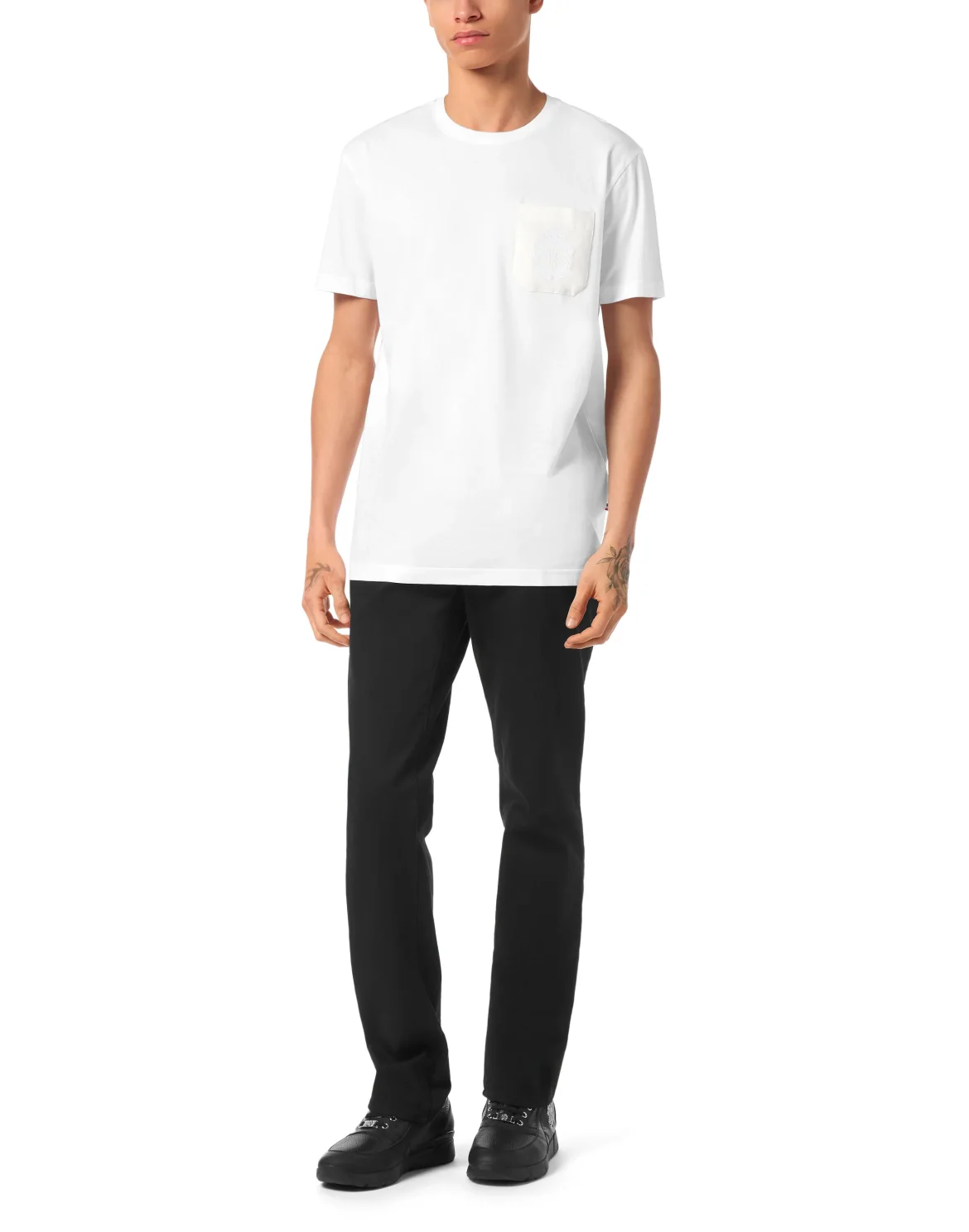 T-shirt Round Neck SS Crest, цвет: Белый