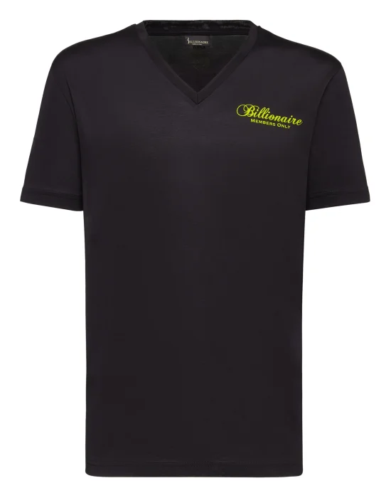 T-shirt V-Neck SS Crest