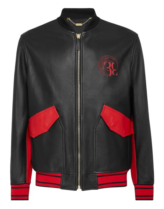 Leather Bomber Double B