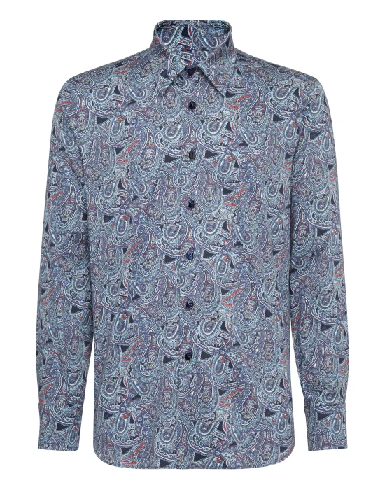 Shirt Gold Cut LS/Milano Paisley