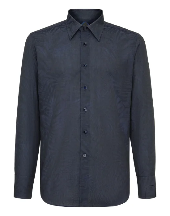 Shirt Silver Cut LS Palms