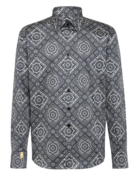 Shirt Gold Cut LS/Milano Paisley