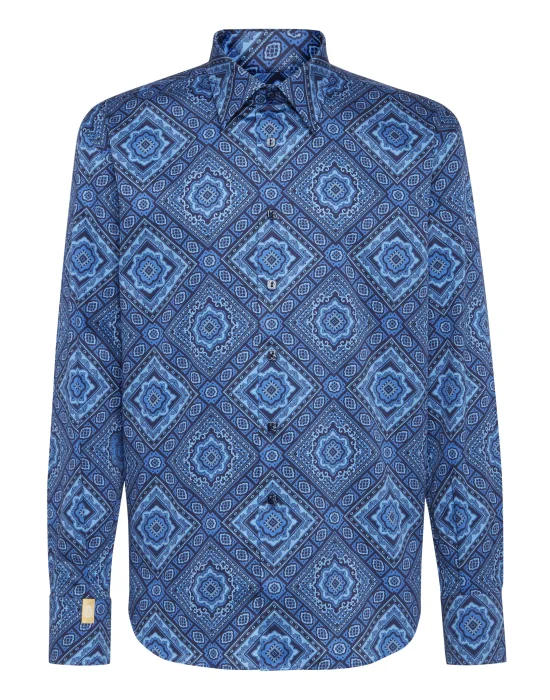 Shirt Gold Cut LS/Milano Paisley