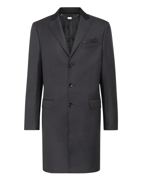 Coat Long Tailored Fit Iconic