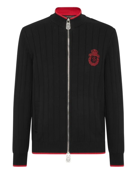 Cotton/Wool Pullover Zip