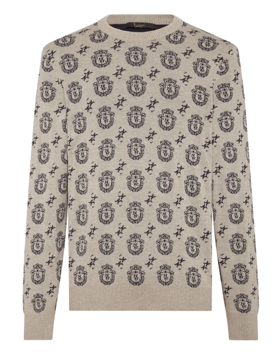 Wool/Cotton Pullover LS