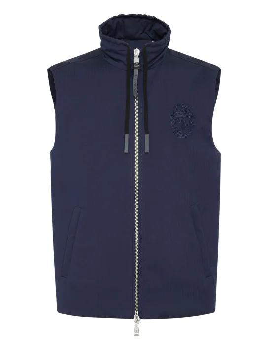 COTTON WOOL SILK DOWN VEST