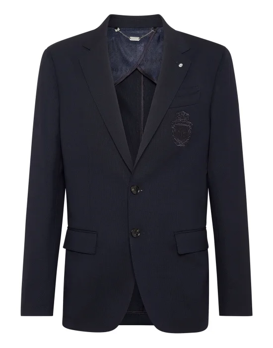 Wool Silk Linen Blazer