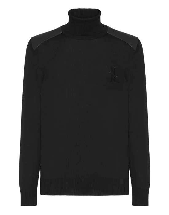 Silk/Wool Turtle Neck LS