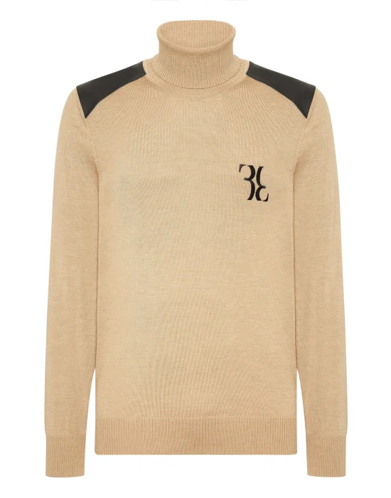 Silk/Wool Turtle Neck LS