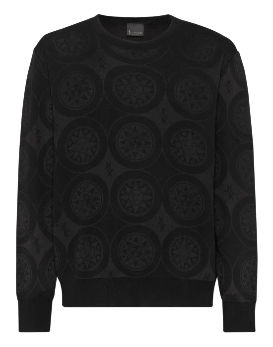 Knitted Pullover Round Neck LS