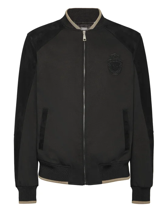Cotton/Suede Jacket LS