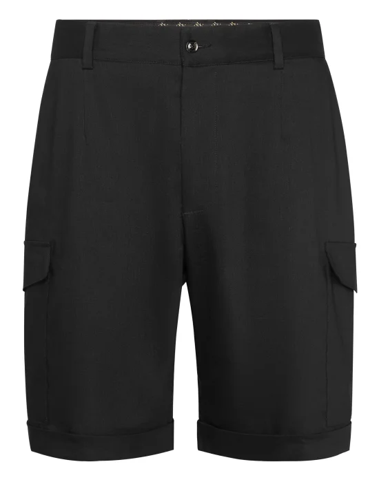 Linen Cargo Shorts