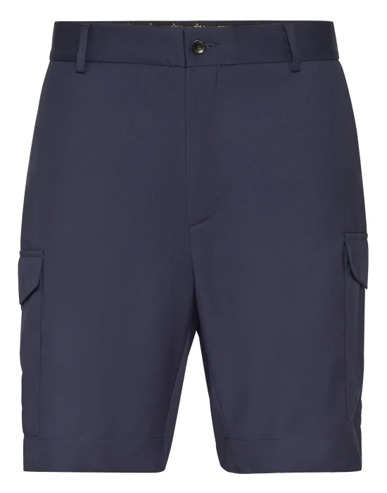 Linen Cargo Shorts