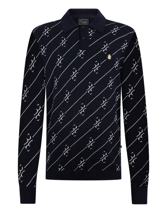 Polo Longsleeve All-Over BB