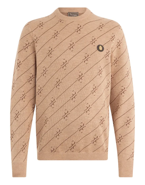Round Neck Pullover All-Over BB