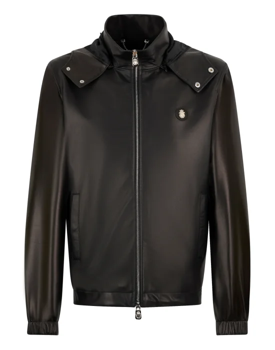 Nappa Leather Windbreaker Basic
