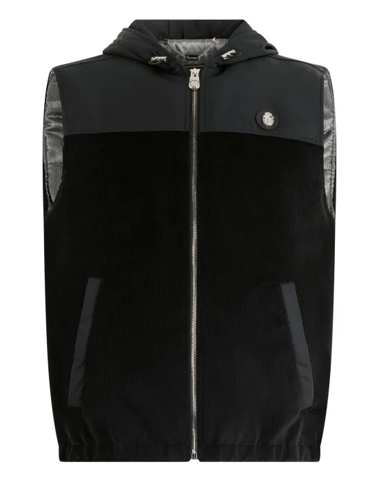 Velvet Nylon Short Vest