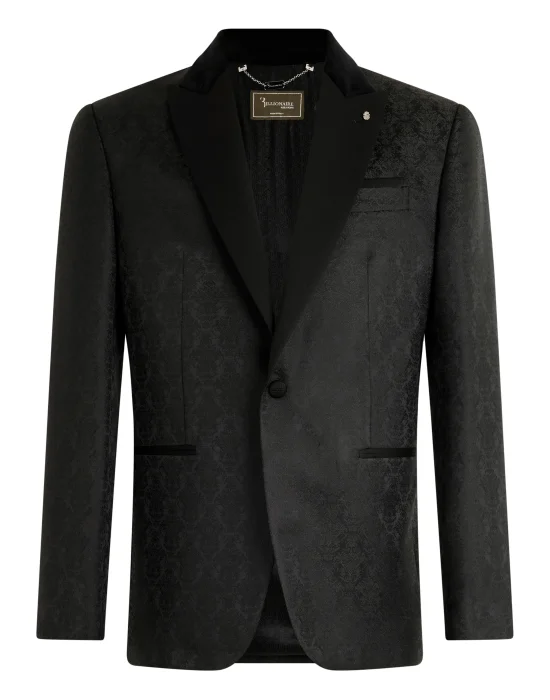 Jacquard Brocade Blazer